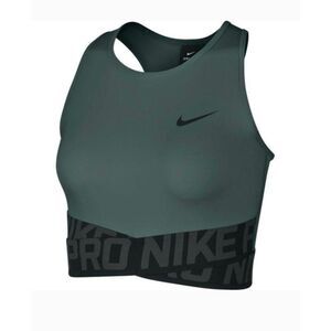 Nike Pro Indy Light Support Sports Bra L - Forest Green High Neck